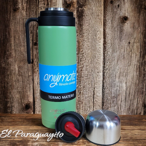 Termo Anymate 1 litro verde