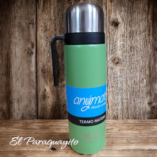 Termo Anymate 1 litro verde