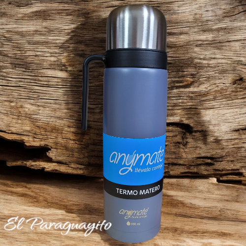 Termo Anymate 1 litro gris