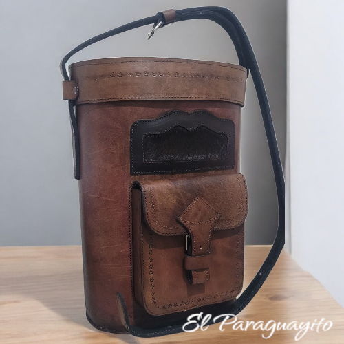 Bolso matero cuero #1