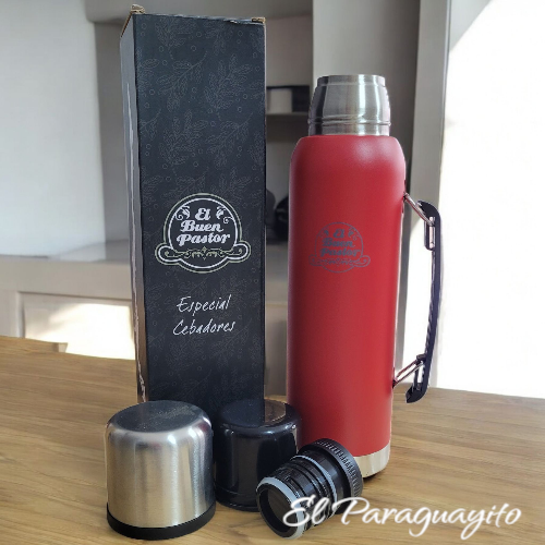Termo El Buen Pastor 1.2 L Rojo c/m