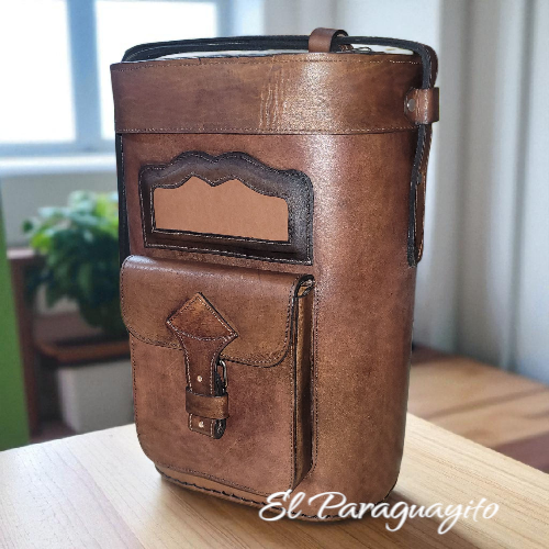 Bolso matero cuero #1