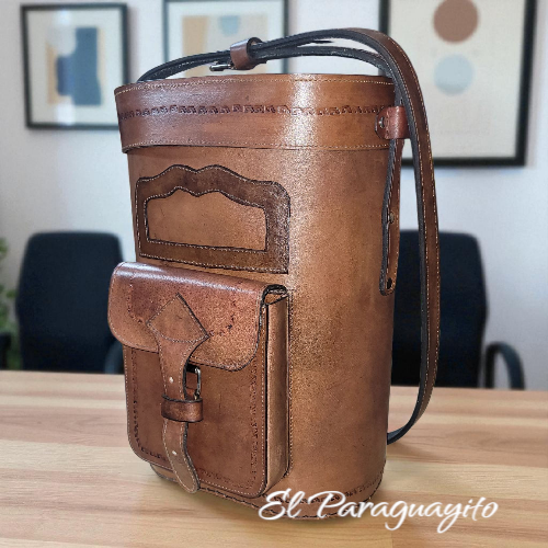 Bolso matero cuero #5