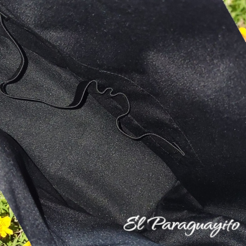 Bolso Matero textil impermeable negro y selva