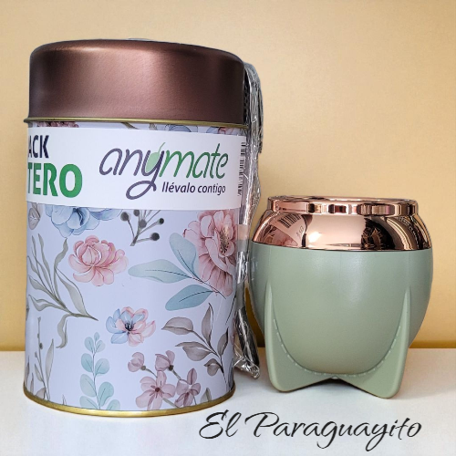 Set Matero 3 piezas Dorado rosa