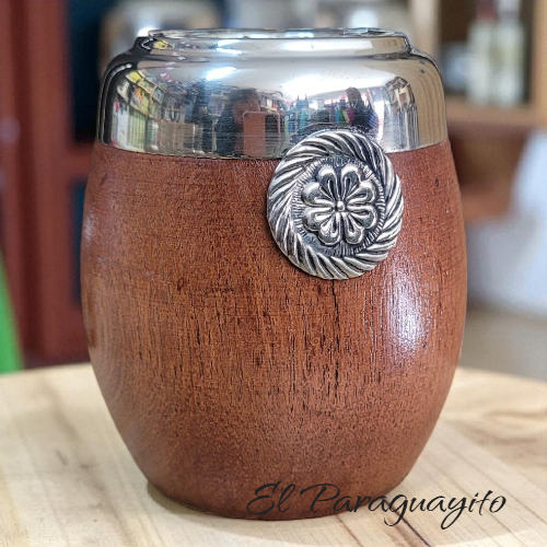Mate algarrobo pequeño alpaca dije diseños