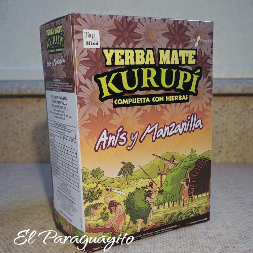 Yerba mate Kurupi Anis y Manzanilla 500 gms