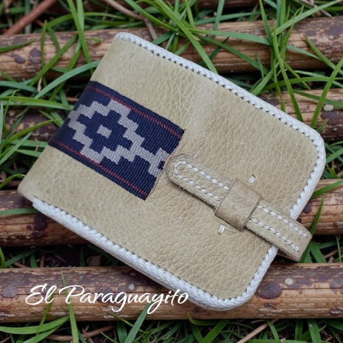 Billetera cuero gaucho artesanal #3