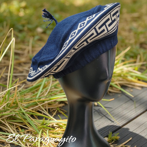 Boina diseño en azul marino