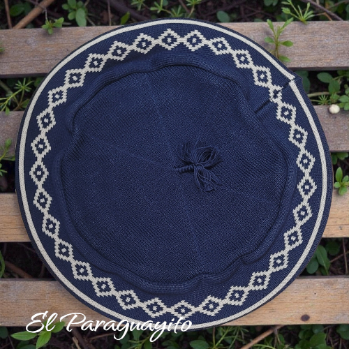 Boina diseño en azul marino