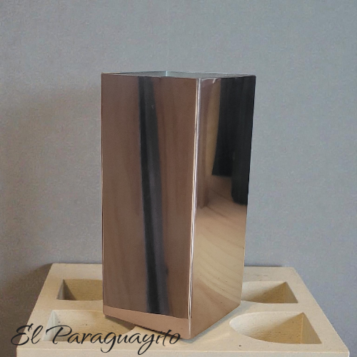 Mate guampa cudrada acero inox Tereré