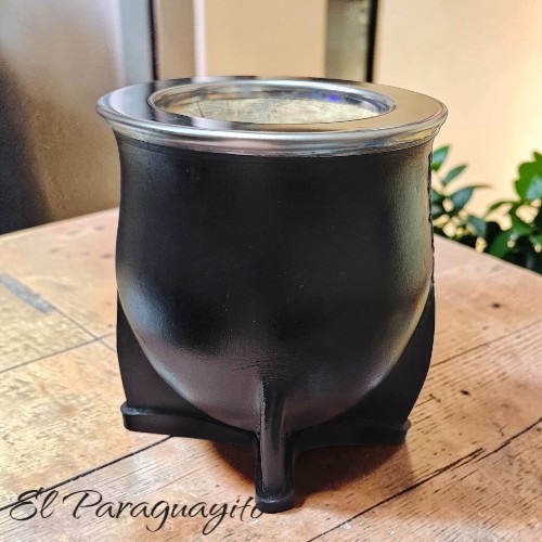 Mate Uruguayo camionero calabaza negro