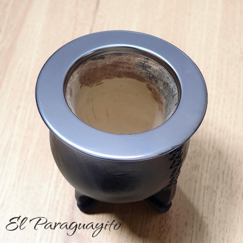 Mate Uruguayo camionero calabaza negro